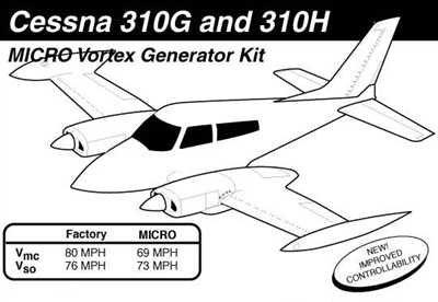 Cessna Twins Micro Aero Dynamics Vortex Generators Micro Vortex